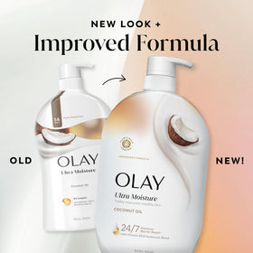 Olay Ultra Moisture Body Wash bottle with lotion