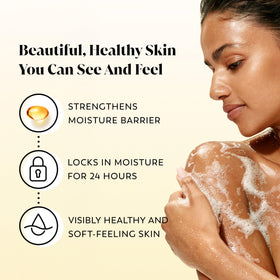 Olay Ultra Moisture Body Wash bottle with shea butter scent