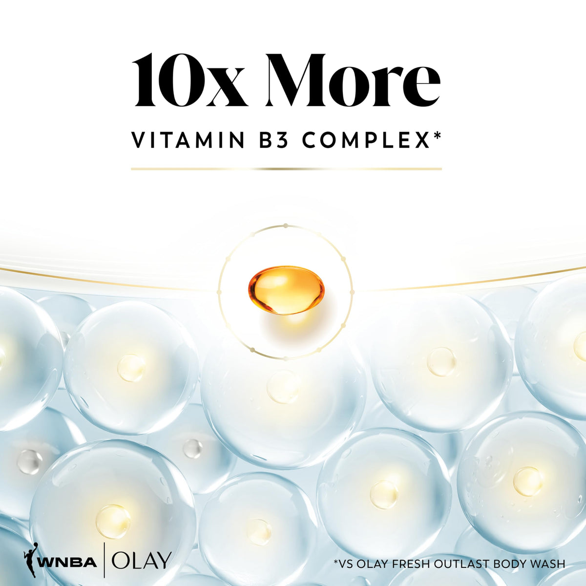 Olay Victory Vibes Vanilla Body Wash back view