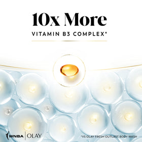 Olay Victory Vibes Vanilla Body Wash back view