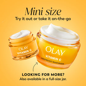 Olay Vitamin C Face Moisturizer 60g side view with lid