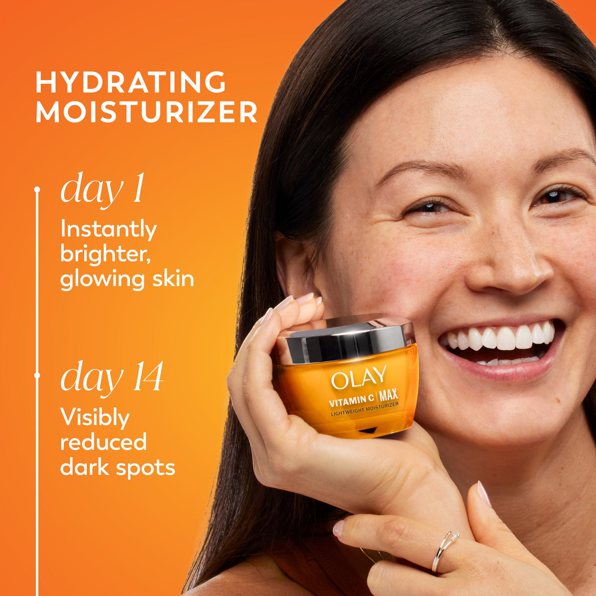 Olay Vitamin C MAX Face Moisturizer 1.7 oz back view