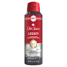 Old Spice Aluminum Free Body Spray for Men front view