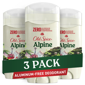 Old Spice Aluminum Free Deodorant Alpine scent pack of 3