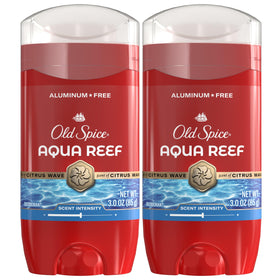 Old Spice Aluminum Free Deodorant Aqua Reef 3.0 oz front view