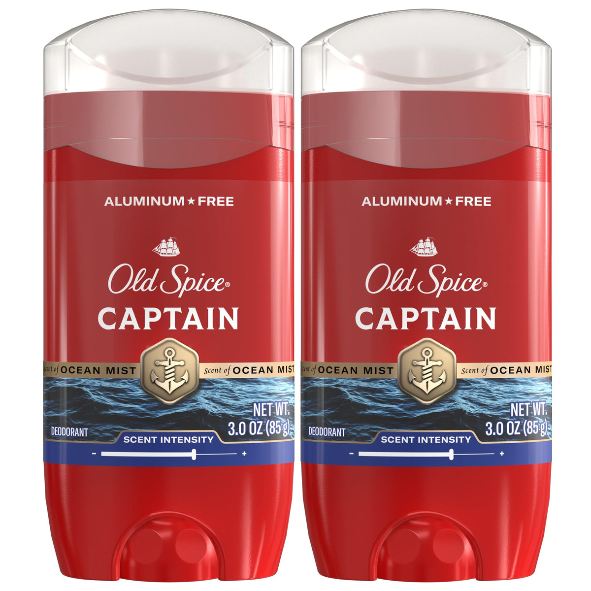 Old Spice Aluminum Free Deodorant Captain 3.0 oz front view