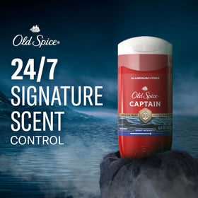 Old Spice Aluminum Free Deodorant Captain packaging