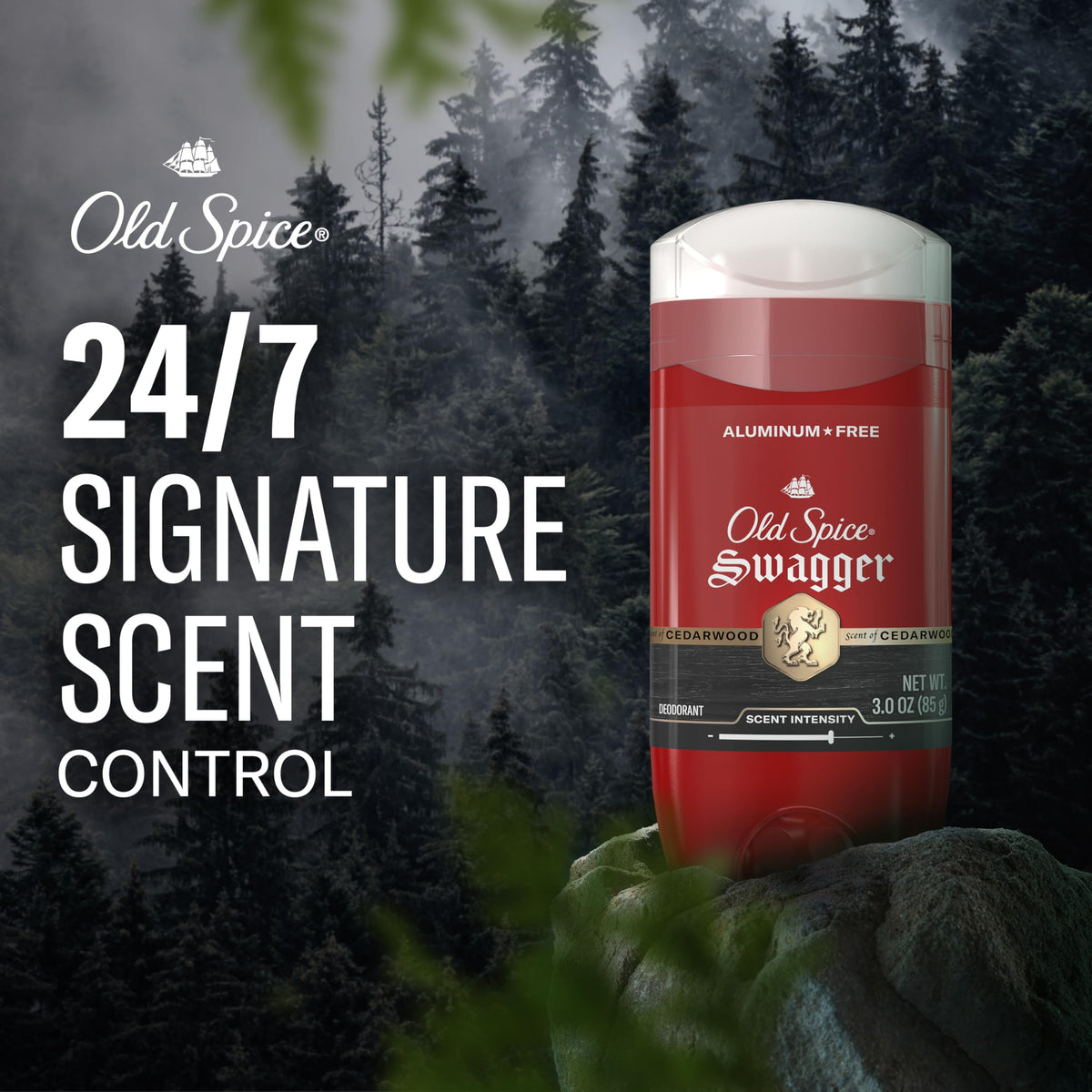 Old Spice Aluminum Free Deodorant Swagger side view