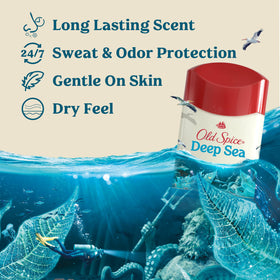 Old Spice Antiperspirant Deodorant back view, two-pack