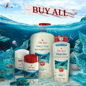 Old Spice Antiperspirant Deodorant Deep Sea close-up of cap