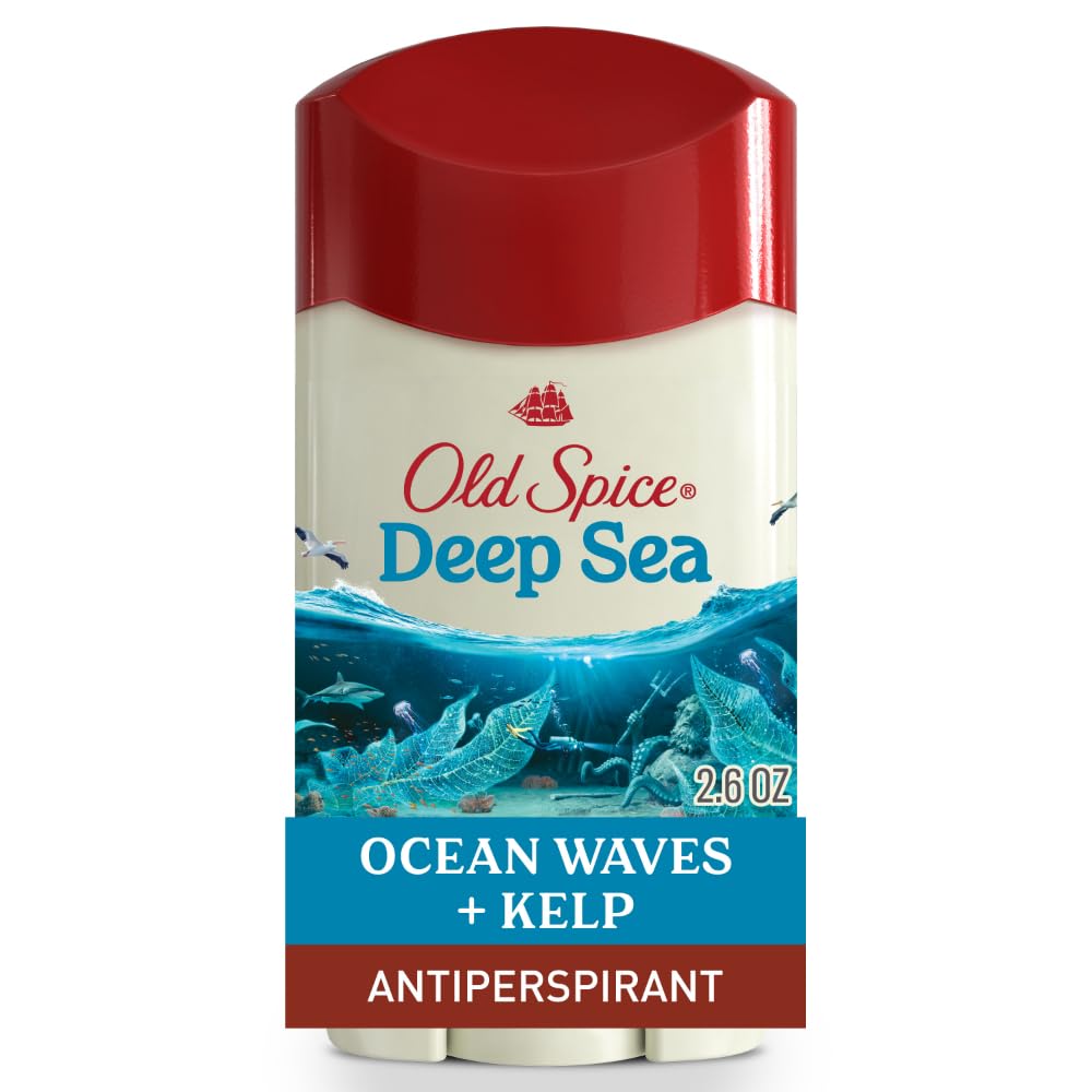 Old Spice Antiperspirant Deodorant Deep Sea front view