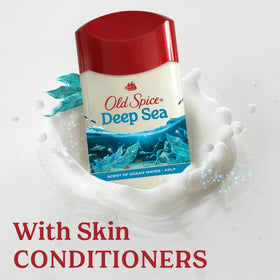 Old Spice Antiperspirant Deodorant Deep Sea in gym bag