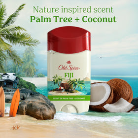 Old Spice Antiperspirant Deodorant Fiji scent close-up