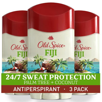 Old Spice Antiperspirant Deodorant Fiji scent front view