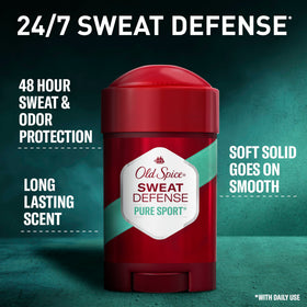 Old Spice Antiperspirant Deodorant Pure Sport Plus side view