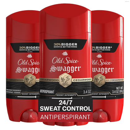 Old Spice Antiperspirant Deodorant Swagger 3-pack front view