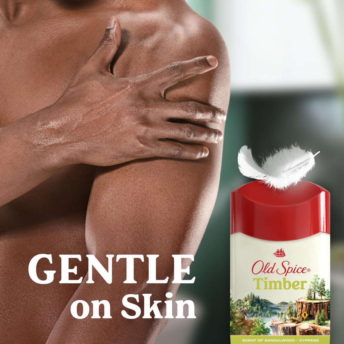 Old Spice Antiperspirant Deodorant Timber Scent lifestyle scene