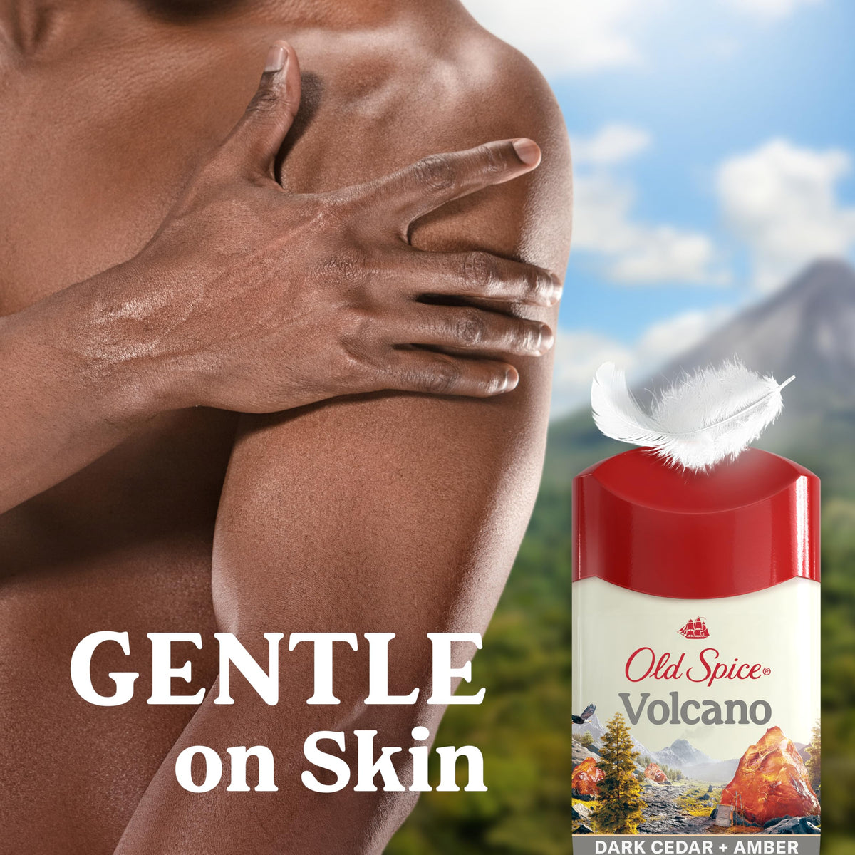 Old Spice Antiperspirant & Deodorant Volcano with Charcoal lifestyle shot