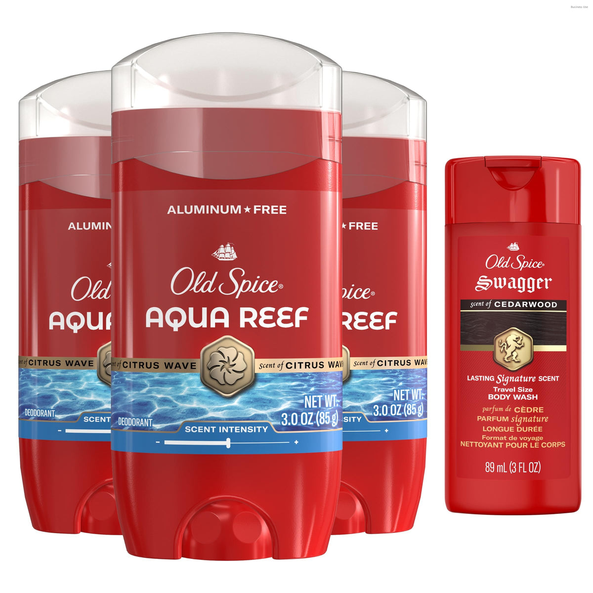 Old Spice Aqua Reef Deodorant 3.0 oz front view