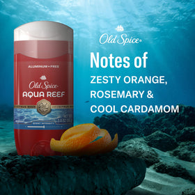 Old Spice Aqua Reef Deodorant with other Red Collection products