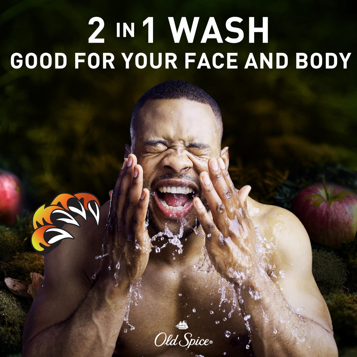 Old Spice Bearglove Body Wash rich lather demonstration
