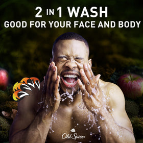 Old Spice Bearglove Body Wash rich lather demonstration