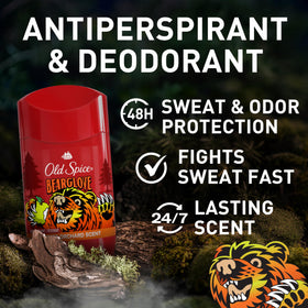 Old Spice Bearglove Deodorant 2.6 oz side view