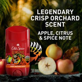Old Spice Bearglove Deodorant close-up of stick