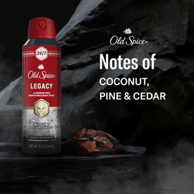 Old Spice body spray easy application nozzle