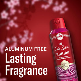 Old Spice Body Spray Karma Cherry Spice 5.1 oz with other Red Collection products