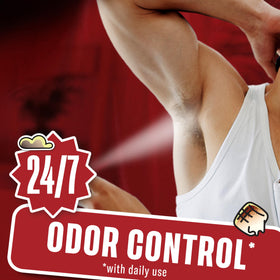Old Spice Body Spray Serial Griller back view with ingredient list