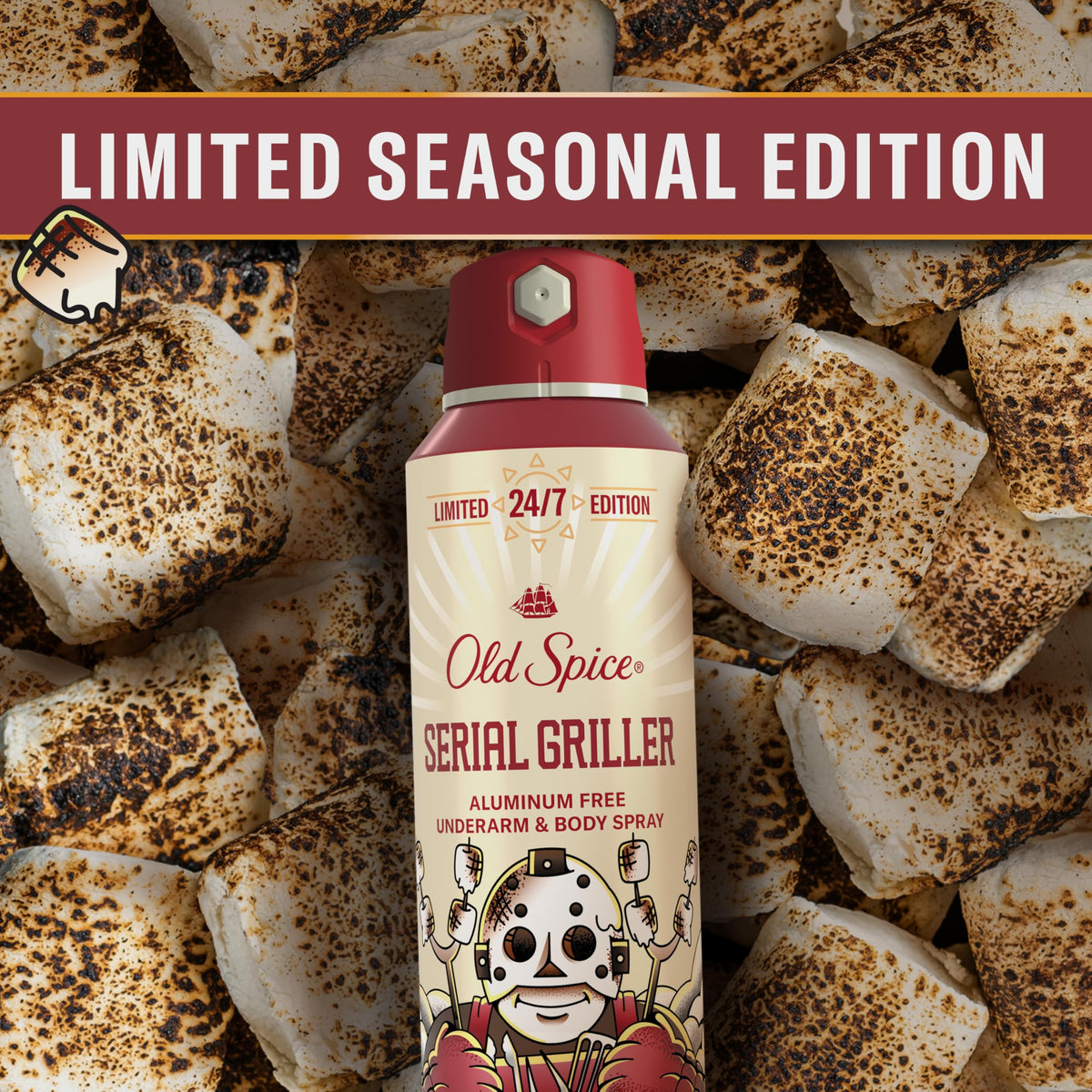 Old Spice Body Spray Serial Griller with Summerdudes collection products