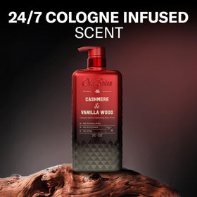 Old Spice Body Wash 20 oz bottle with Cashmere and Vanilla Wood scent