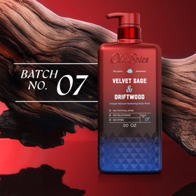 Old Spice Body Wash texture close-up