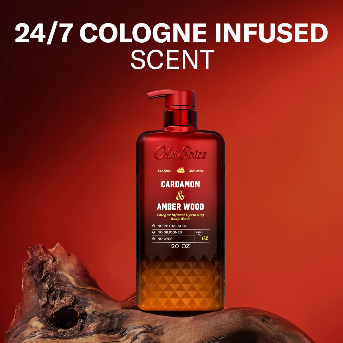 Old Spice Body Wash The Spice Alchemist Collection back view