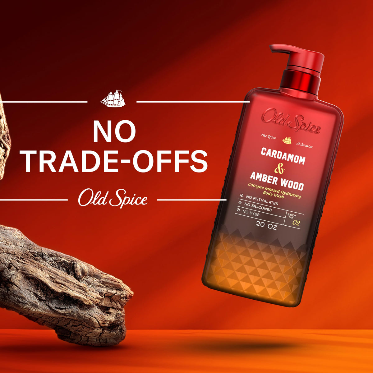 Old Spice Body Wash The Spice Alchemist Collection packaging details