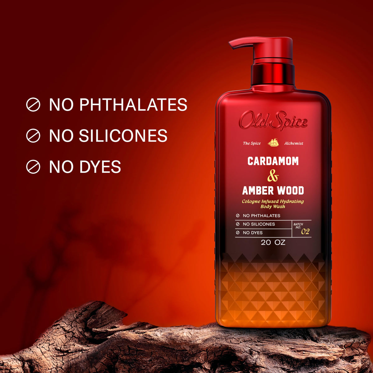 Old Spice Body Wash The Spice Alchemist Collection side view