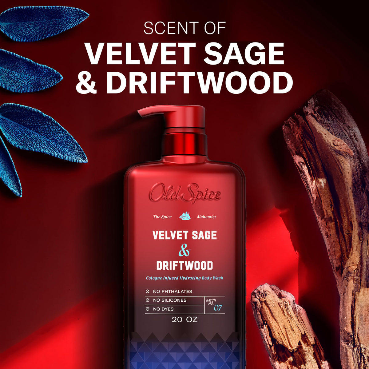 Old Spice Body Wash Velvet Sage + Driftwood lifestyle scene