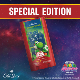 Old Spice Brooklyn Bounce Deodorant displayed with other Old Spice products