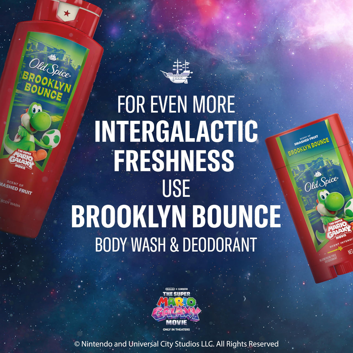 Old Spice Brooklyn Bounce Deodorant packaging details
