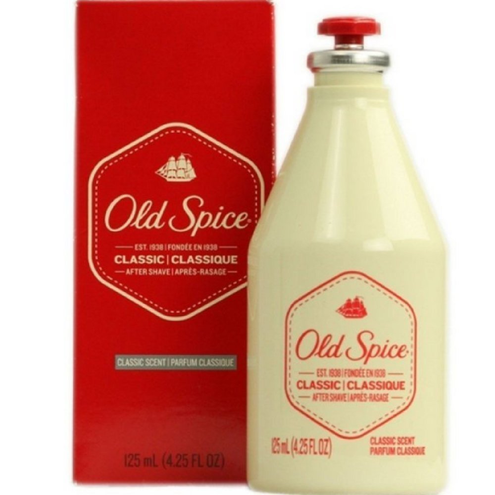 Old Spice Classic After Shave for Men 4.25 oz front view