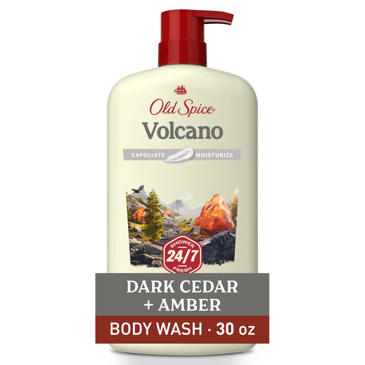 Old Spice Cleansing Body Wash 30 oz bottle front view