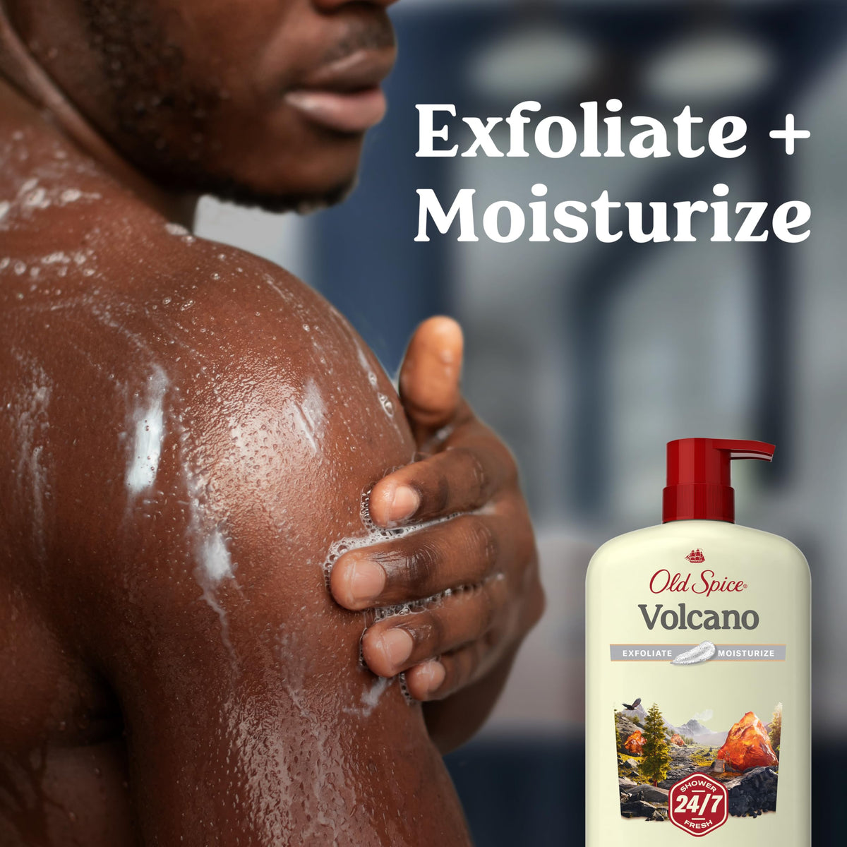 Old Spice Cleansing Body Wash 30 oz bottle side view