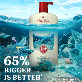 Old Spice Cleansing Body Wash 30 oz packaging
