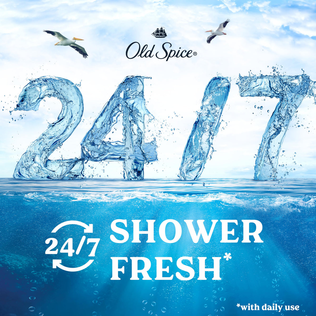 Old Spice Cleansing Body Wash 30 oz with deep sea minerals