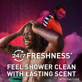 Old Spice Cleansing Body Wash cap open showing dispensing