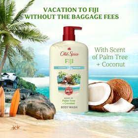Old Spice Cleansing Body Wash for Men, Fiji scent in lifestyle use