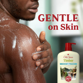 Old Spice Cleansing Body Wash with fresh ingredients