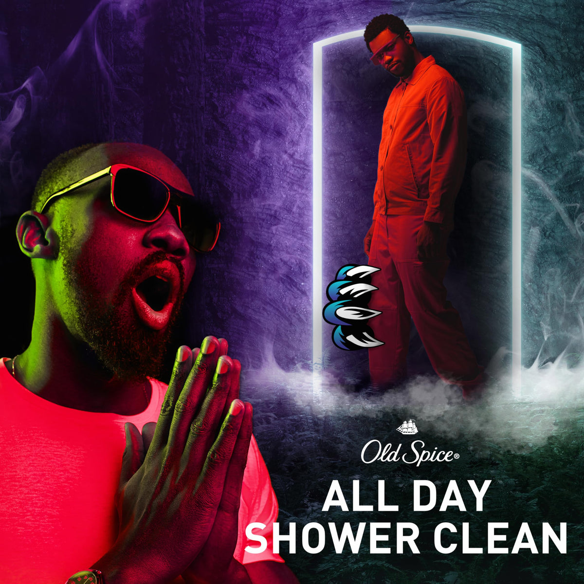 Old Spice Cleansing Body Wash with masculine scent description
