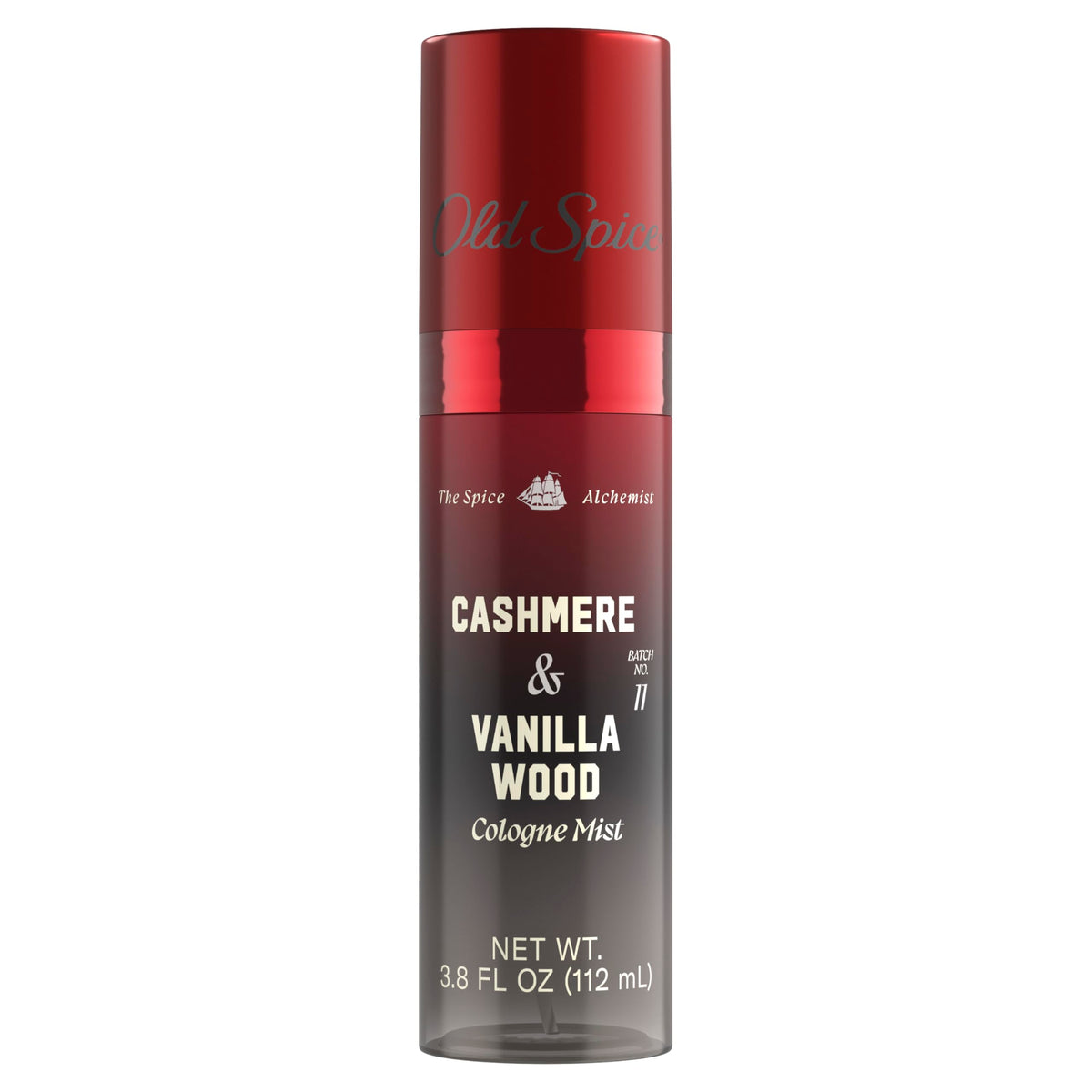 Old Spice Cologne Mist for Men, Cashmere + Vanilla Wood front view